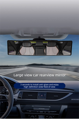 Panoramic wide angle clip-on rear view mirror 28.5cm — view 3