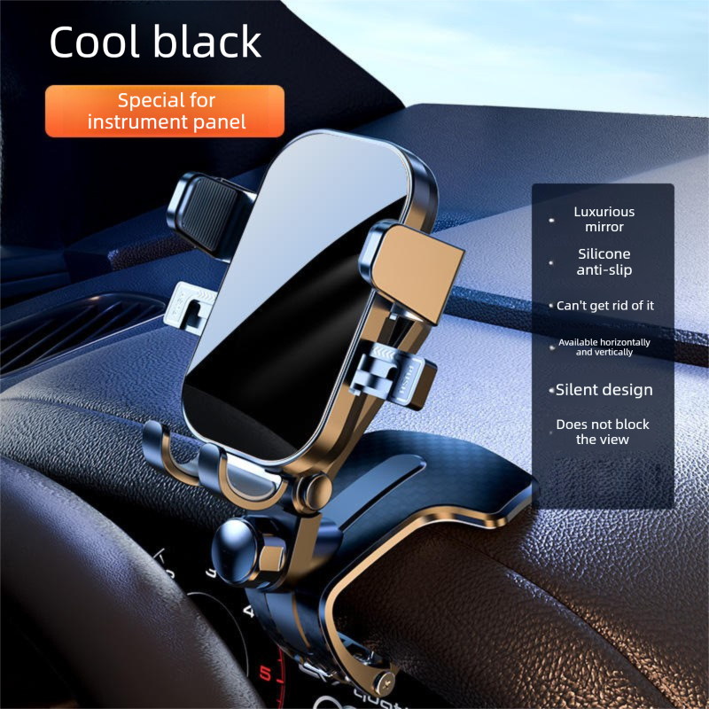Universal dashboard car phone holder 360 clip — view 3