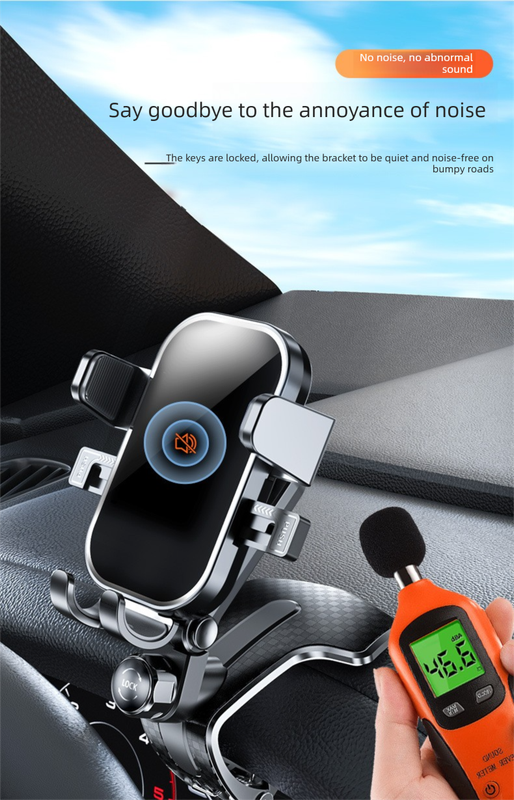 Universal dashboard car phone holder 360 clip — view 7