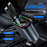 4-in-1 retractable car charger 120W — view 10