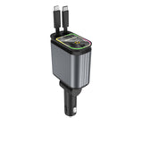 4-in-1 retractable car charger 120W — view 4