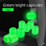 8 pcs luminous glow tyre valve caps — view 12