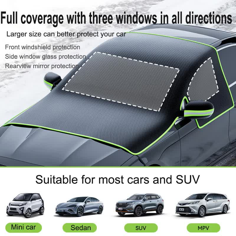 Magnetic car windscreen protector 6 magnets — view 3