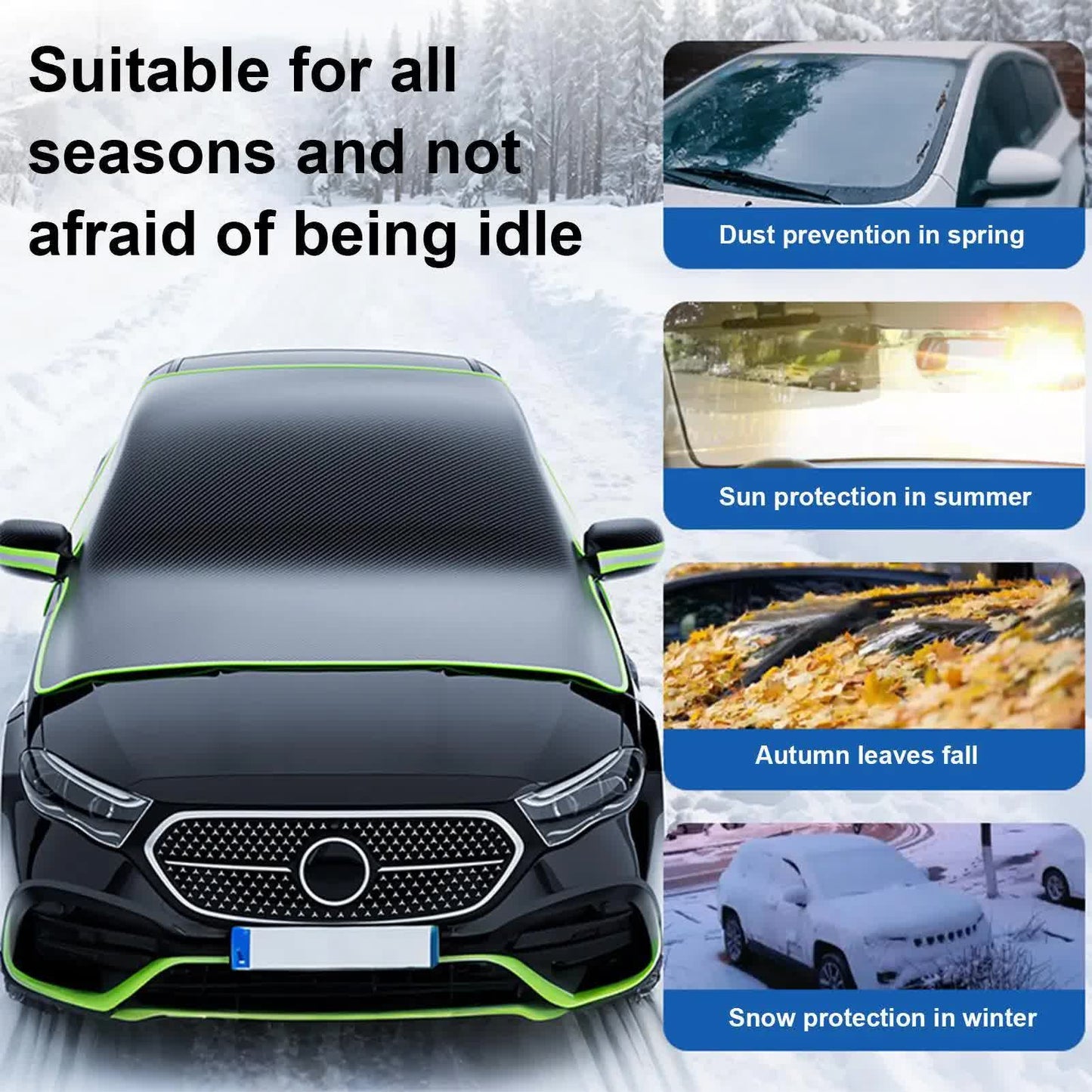 Magnetic car windscreen protector 6 magnets — view 7