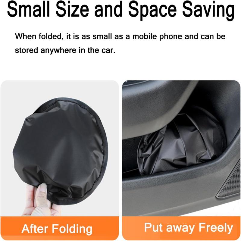 4 pcs static cling car window sunshades — view 6