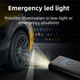 Portable 12V electric tyre inflator LCD — view 5