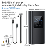 Wireless rechargeable tyre inflator LCD — view 8