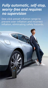 Wireless rechargeable tyre inflator LCD — view 7