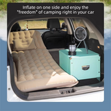 Grey Multi-Chamber Car Inflatable Air Mattress — view 5