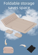 Grey Multi-Chamber Car Inflatable Air Mattress — view 8