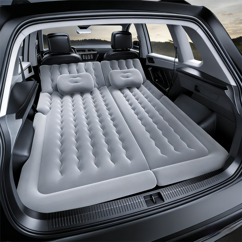 Multi-Chamber Car Inflatable Air Mattress with — view 2