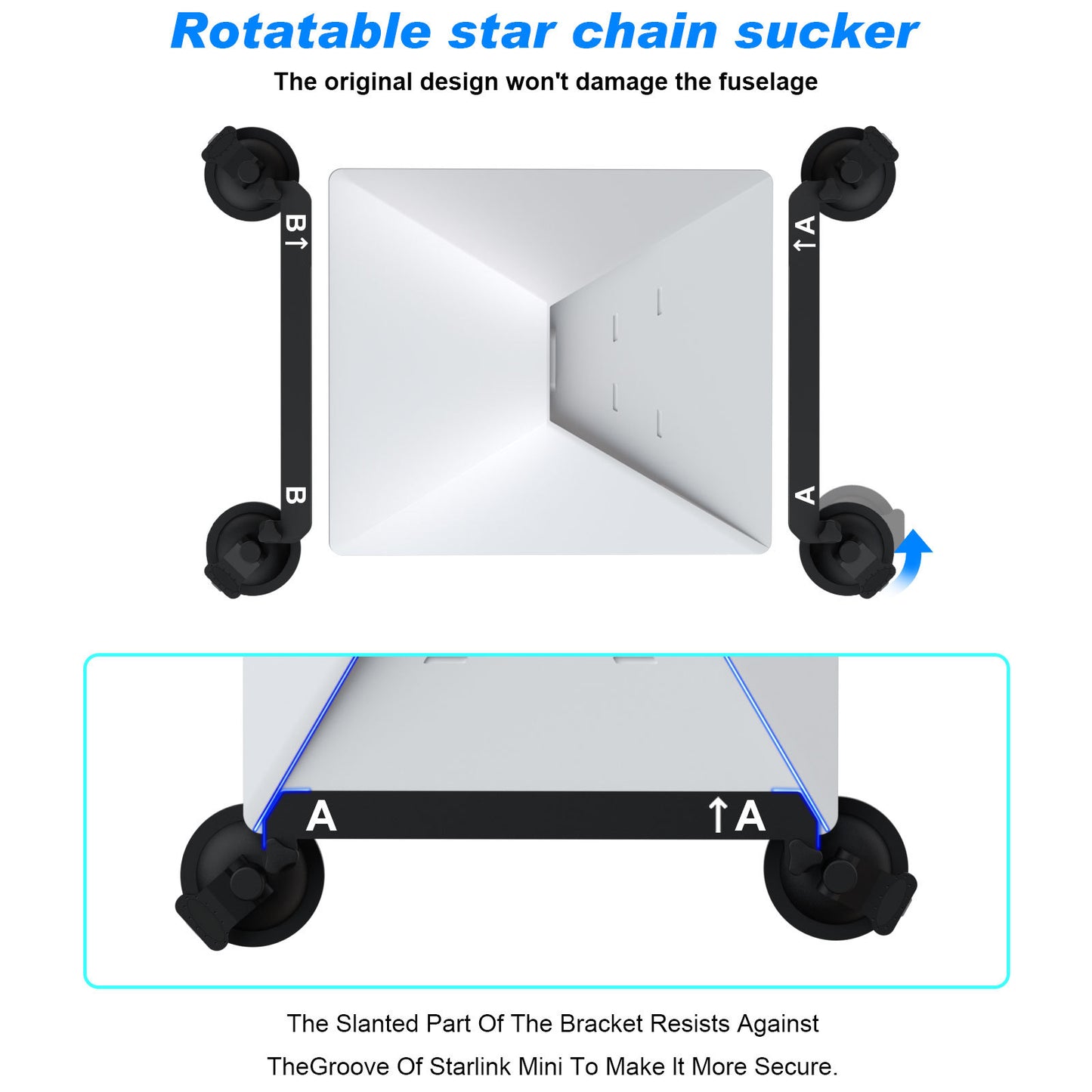 Starlink Mini suction cup mount 10 pack — view 3