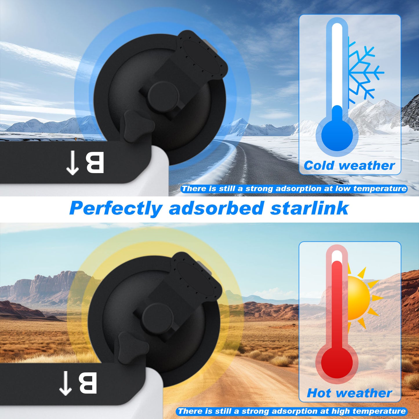 Starlink Mini suction cup mount 10 pack — view 6