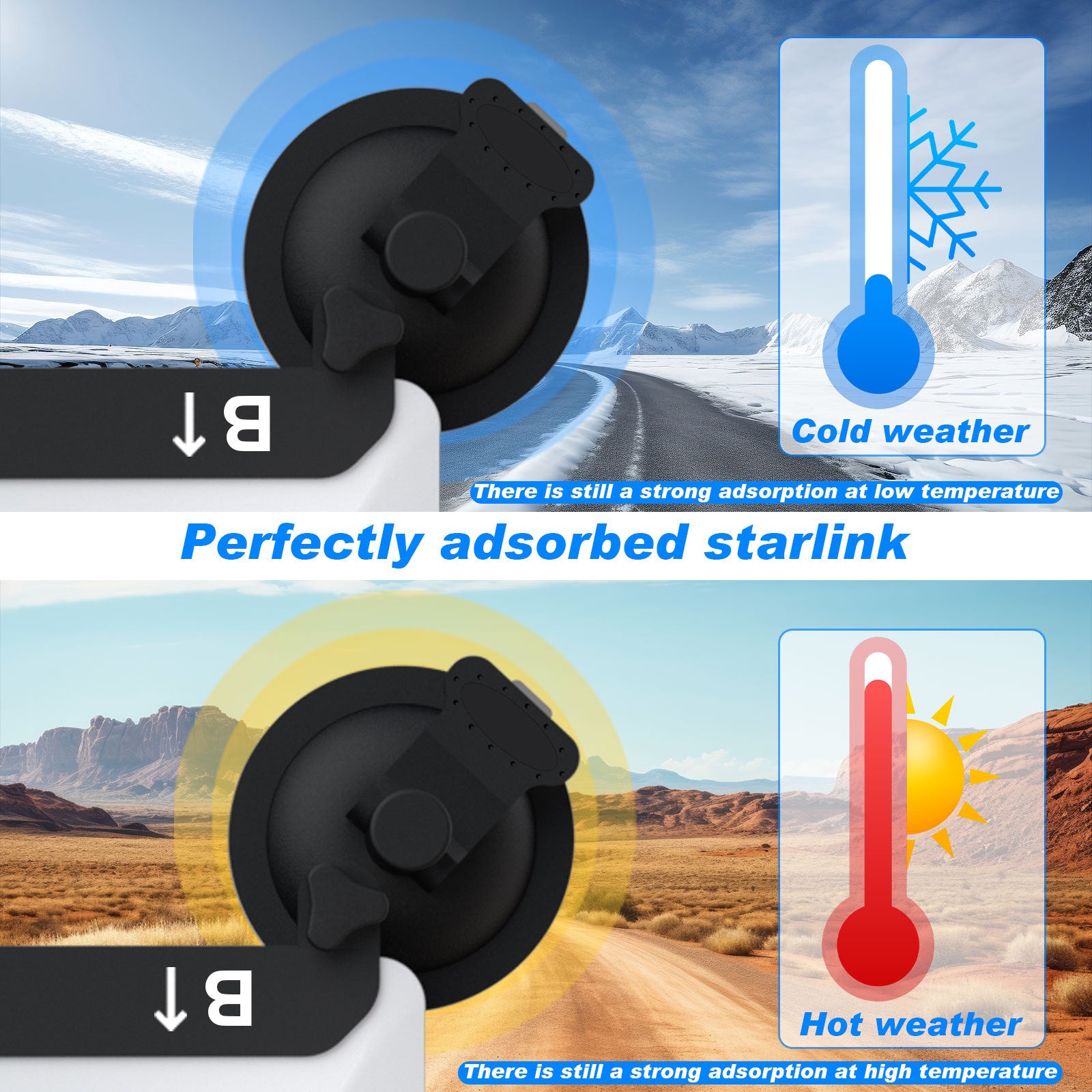 Starlink Mini suction cup mount 10 pack — view 6