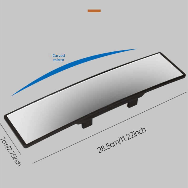 Wide-view curved interior rearview mirror — view 7