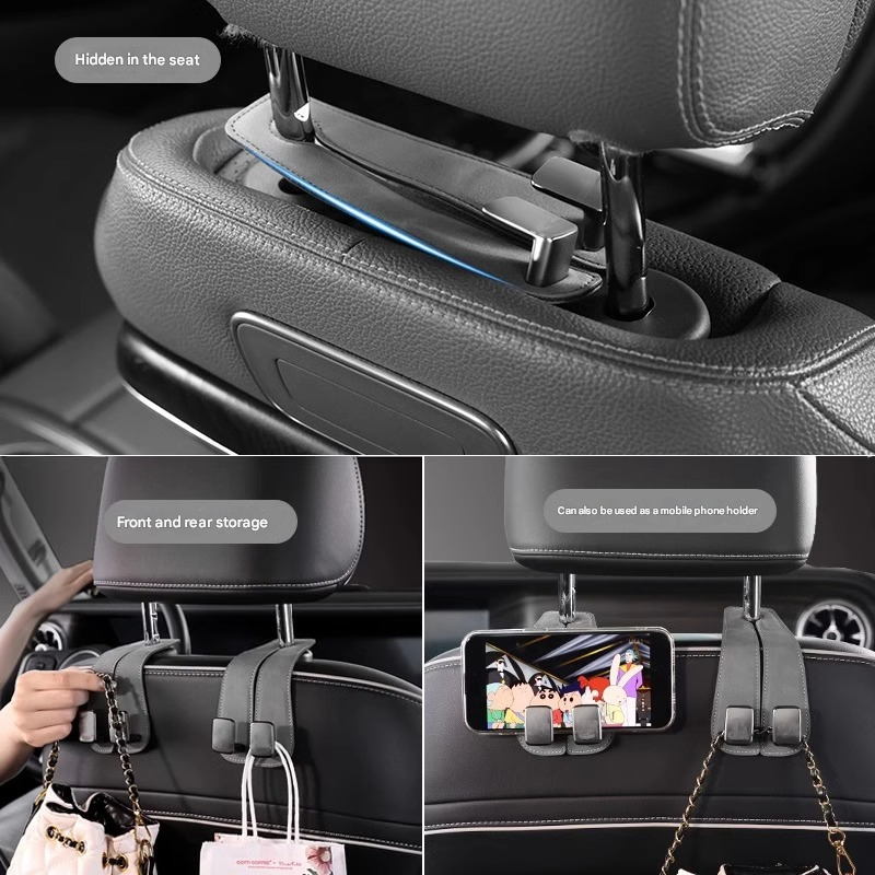 4-Pack Car Seat Back Hooks — view 6