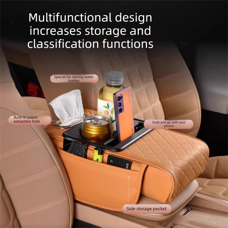 Car armrest box raiser pad 4-in-1 — view 3