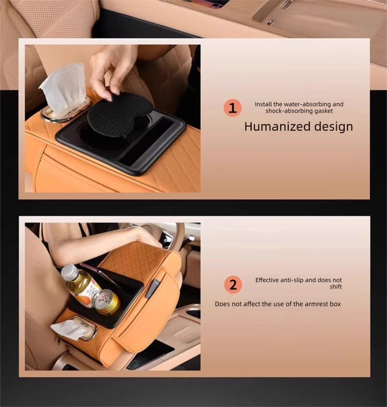 Car armrest box raiser pad 4-in-1 — view 6