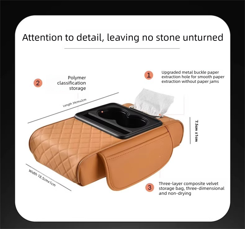 Car armrest box raiser pad 4-in-1 — view 7