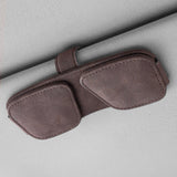 Car visor sunglasses holder — view 12