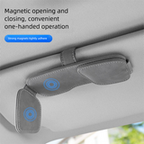 Car visor sunglasses holder — view 3