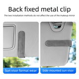 Car visor sunglasses holder — view 5