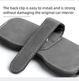 Car visor sunglasses holder — view 9
