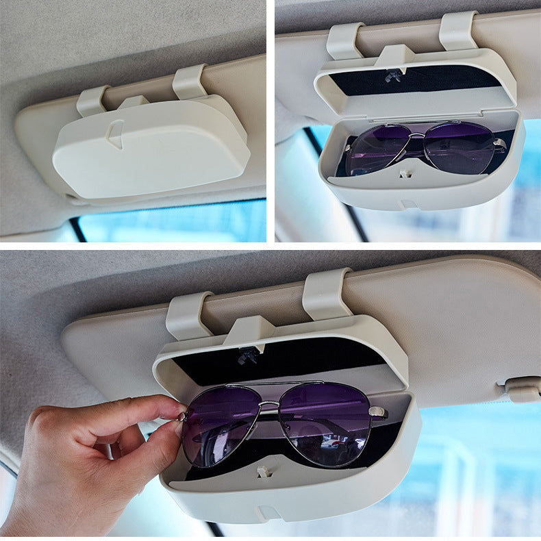 Car sun visor sunglasses case — view 6