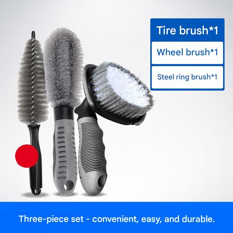 3-piece Car Tyre and Wheel Rim Cleaning — view 2