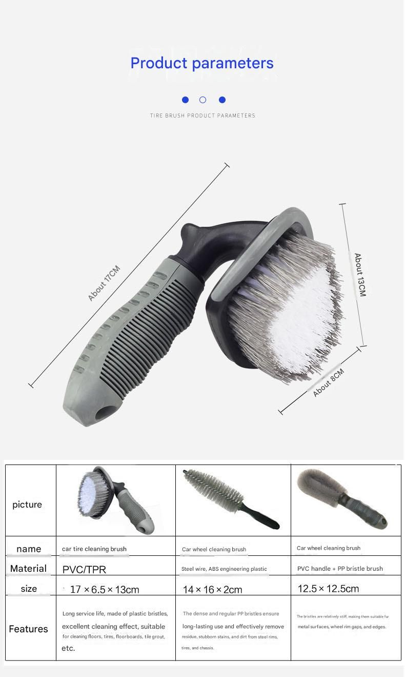 3-piece Car Tyre and Wheel Rim Cleaning — view 12