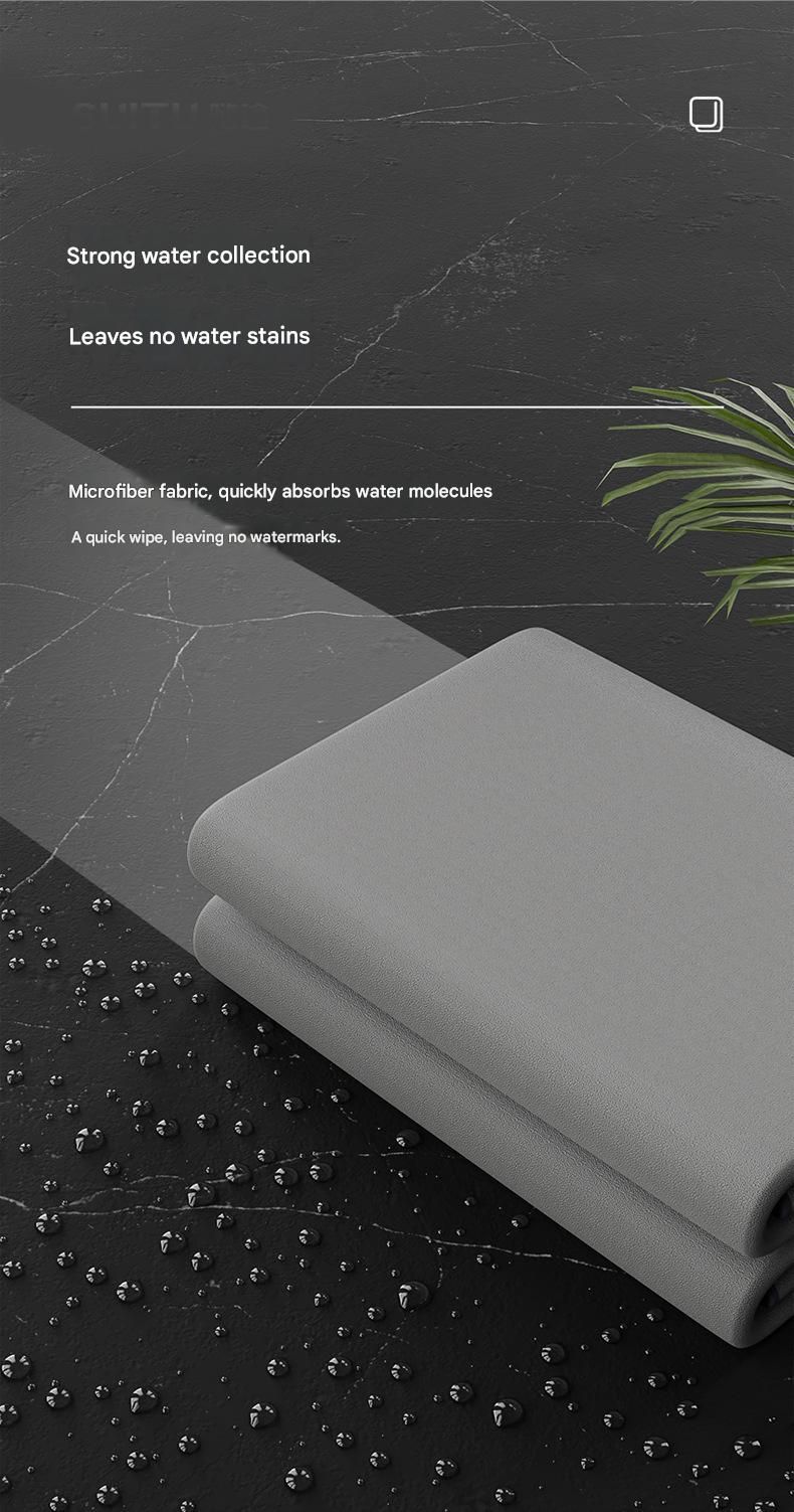 Grey Coral Fleece & Suede Microfiber Cloth — view 11