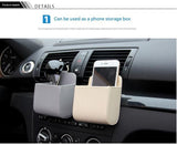 Leather Car Air Vent Storage Bag — view 5