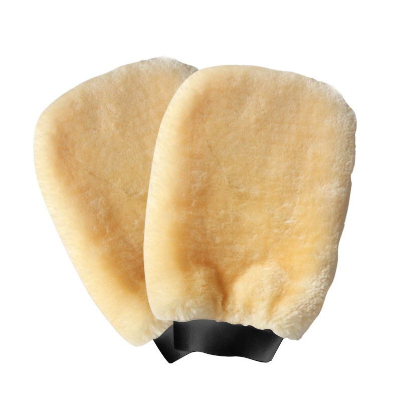 Beige Microfiber Car Wash Mitt — view 12