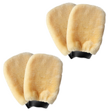 Beige Microfiber Car Wash Mitt — view 2