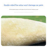 Beige Microfiber Car Wash Mitt — view 9