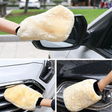 Beige Microfiber Car Wash Mitt — view 11