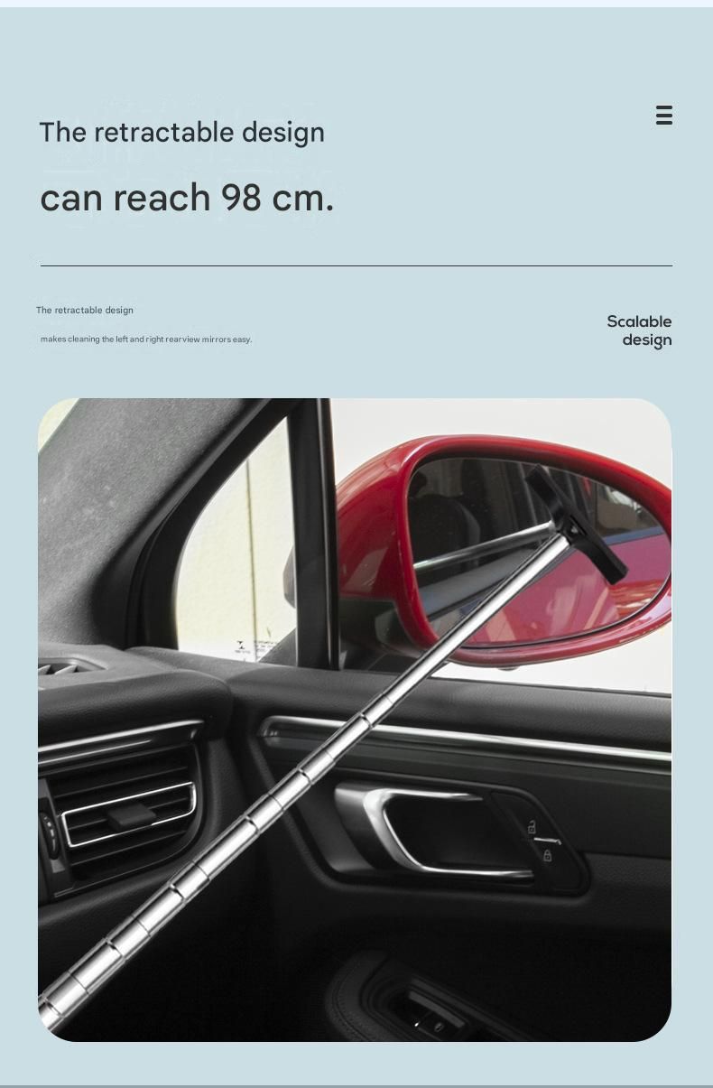 Telescopic Car Mirror Wiper — view 8