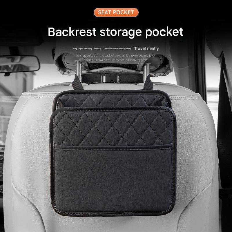 Car Seat Back Organiser Storage Bag Multi-Pocket — view 3
