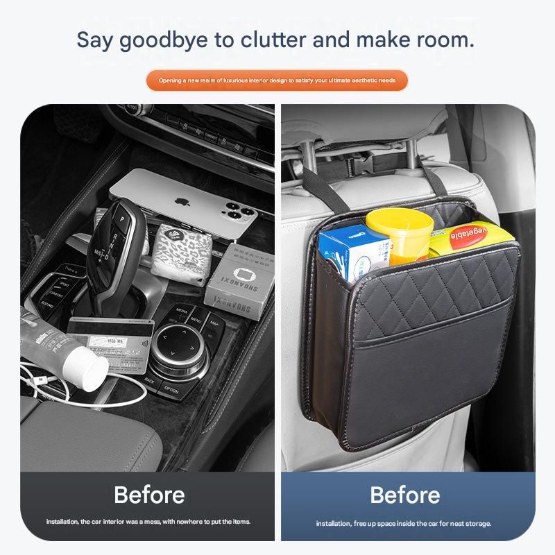 Car Seat Back Organiser Storage Bag Multi-Pocket — view 4