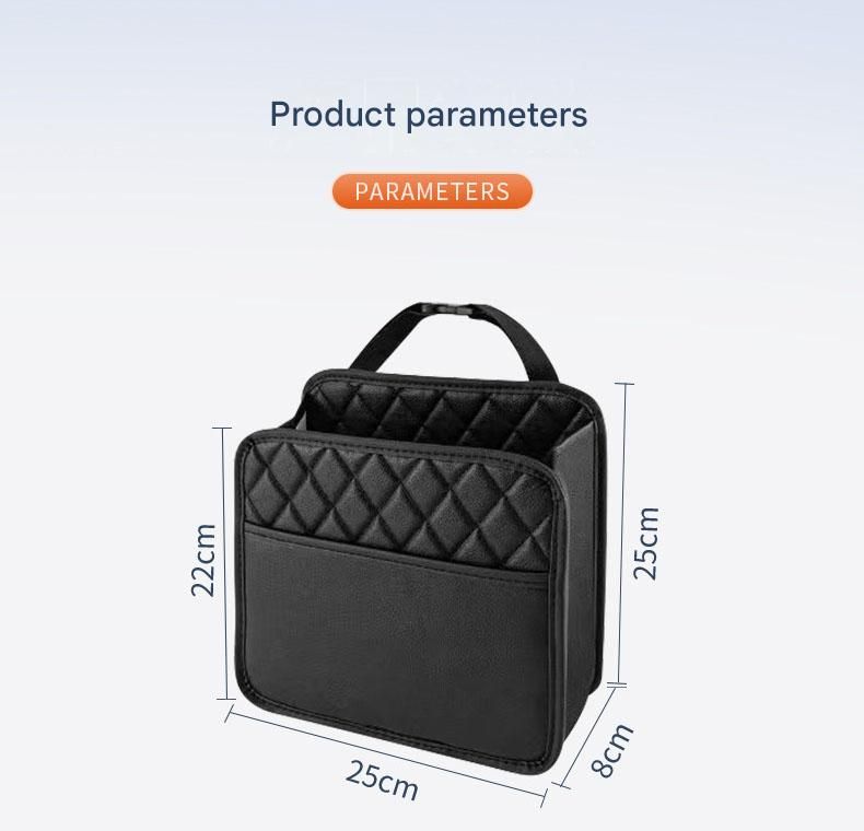 Car Seat Back Organiser Storage Bag Multi-Pocket — view 6