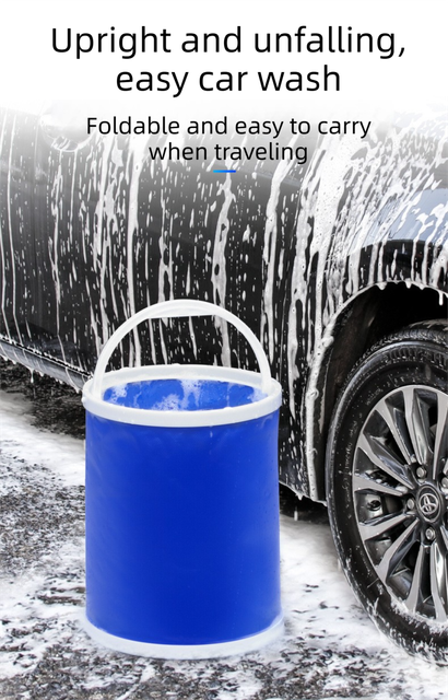 Foldable Oxford Fabric Car Wash Bucket — view 4
