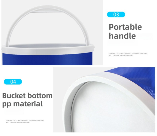 Foldable Oxford Fabric Car Wash Bucket — view 7