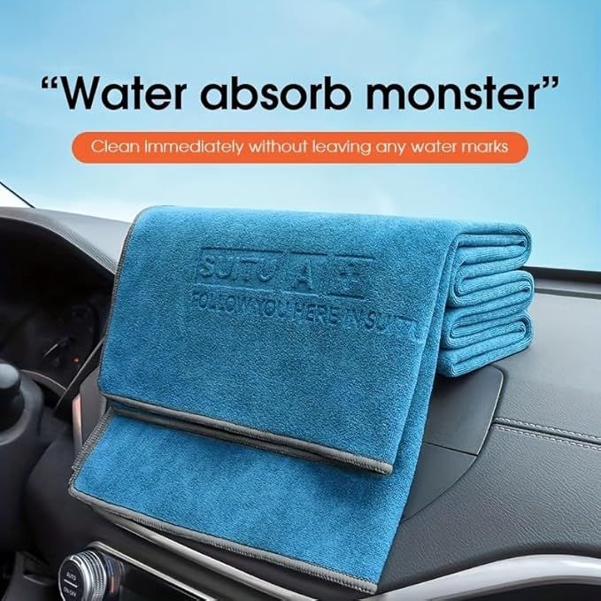 Blue Microfiber Car Cleaning Towel and 20L — view 7