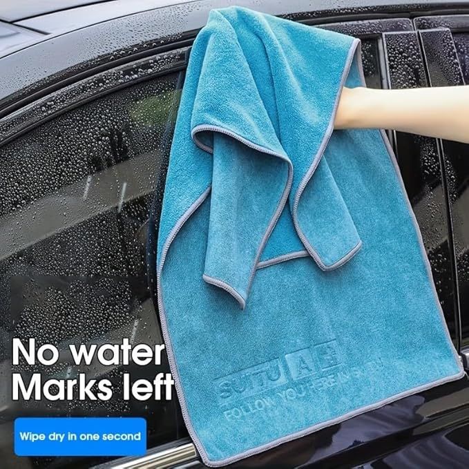 Blue Microfiber Car Cleaning Towel and 20L — view 8
