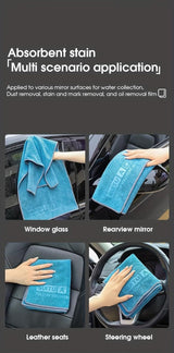 Blue Microfiber Car Cleaning Towel and 20L — view 9