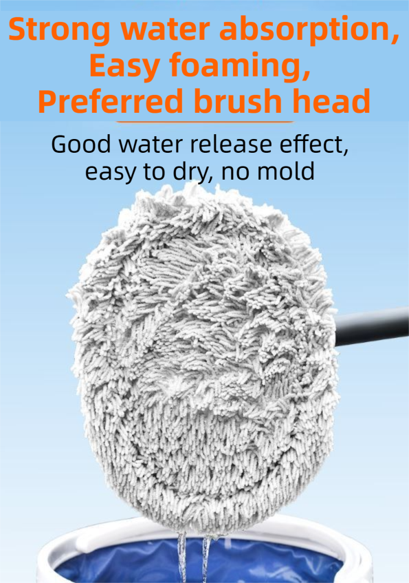 Professional Telescopic Car Microfiber Wash Mop — view 7