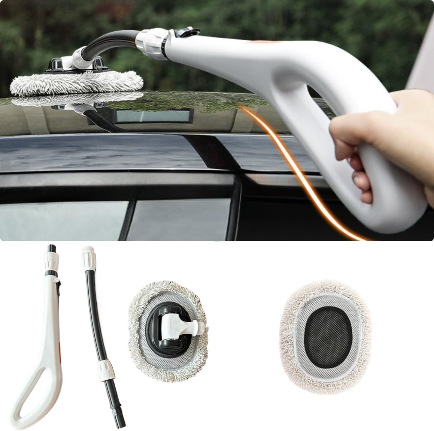 Professional Telescopic Car Microfiber Wash Mop — view 3