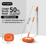 Orange 21° Curved Car Wash Mop — view 11