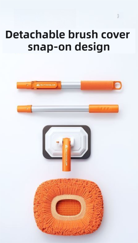 Orange 21° Curved Car Wash Mop — view 8