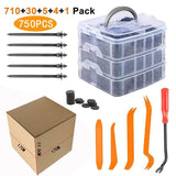 Boxed 710Pcs Heavy Duty Car Retainer Clips — view 2